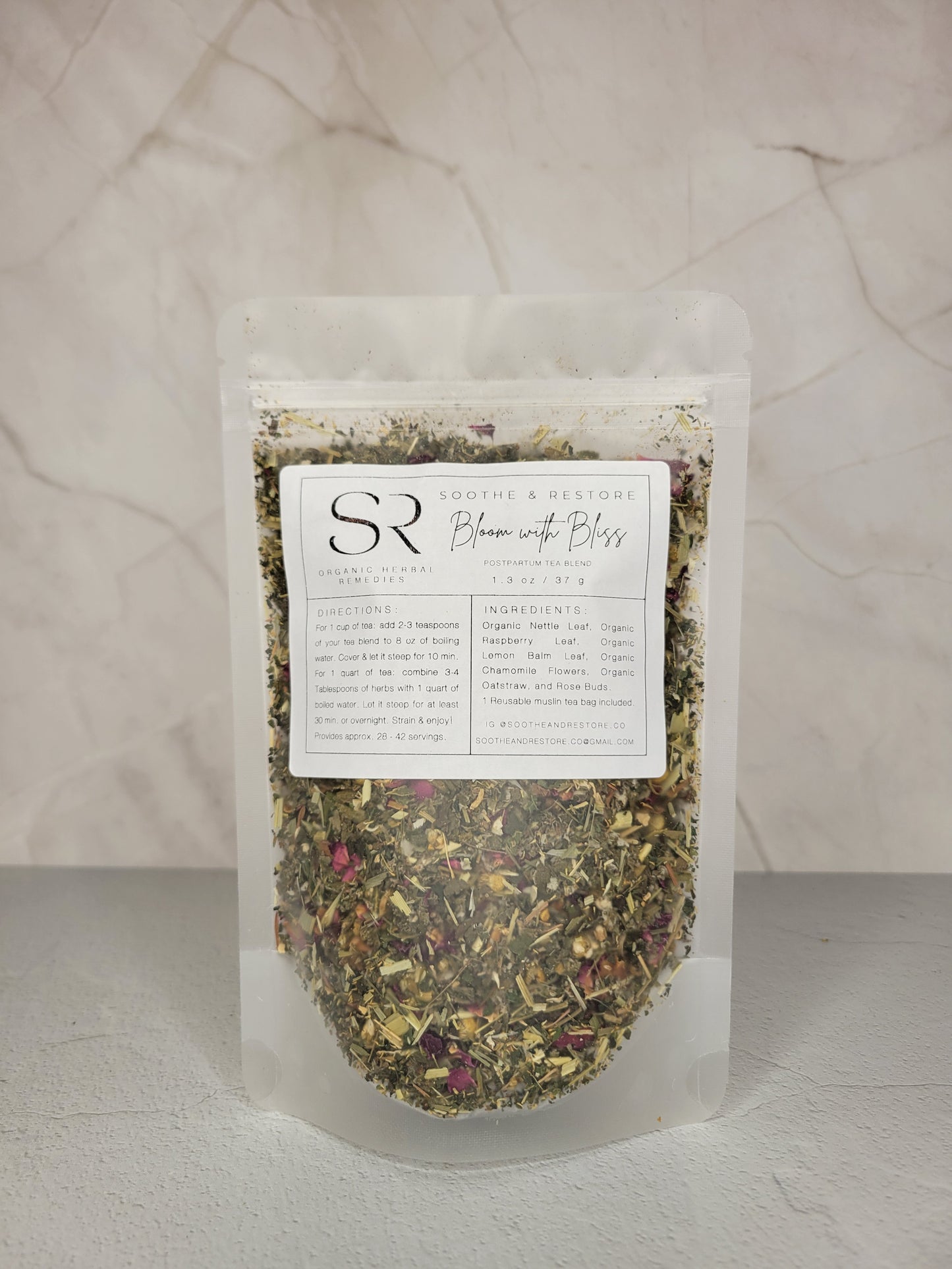 Bloom With Bliss - Postpartum Tea