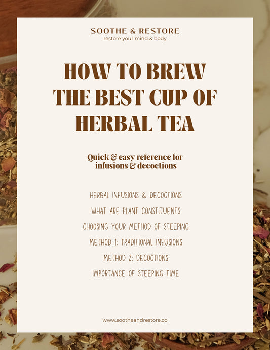How to Make The Best Cup of Herbal Tea
