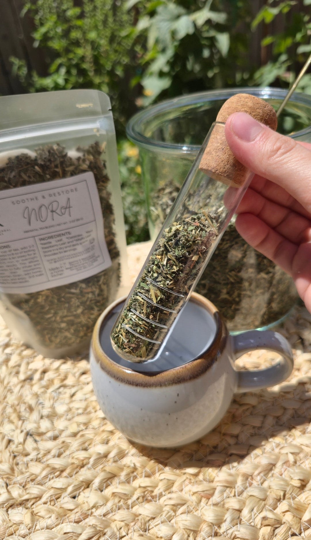 Glass Tea Infuser & Spoon Set