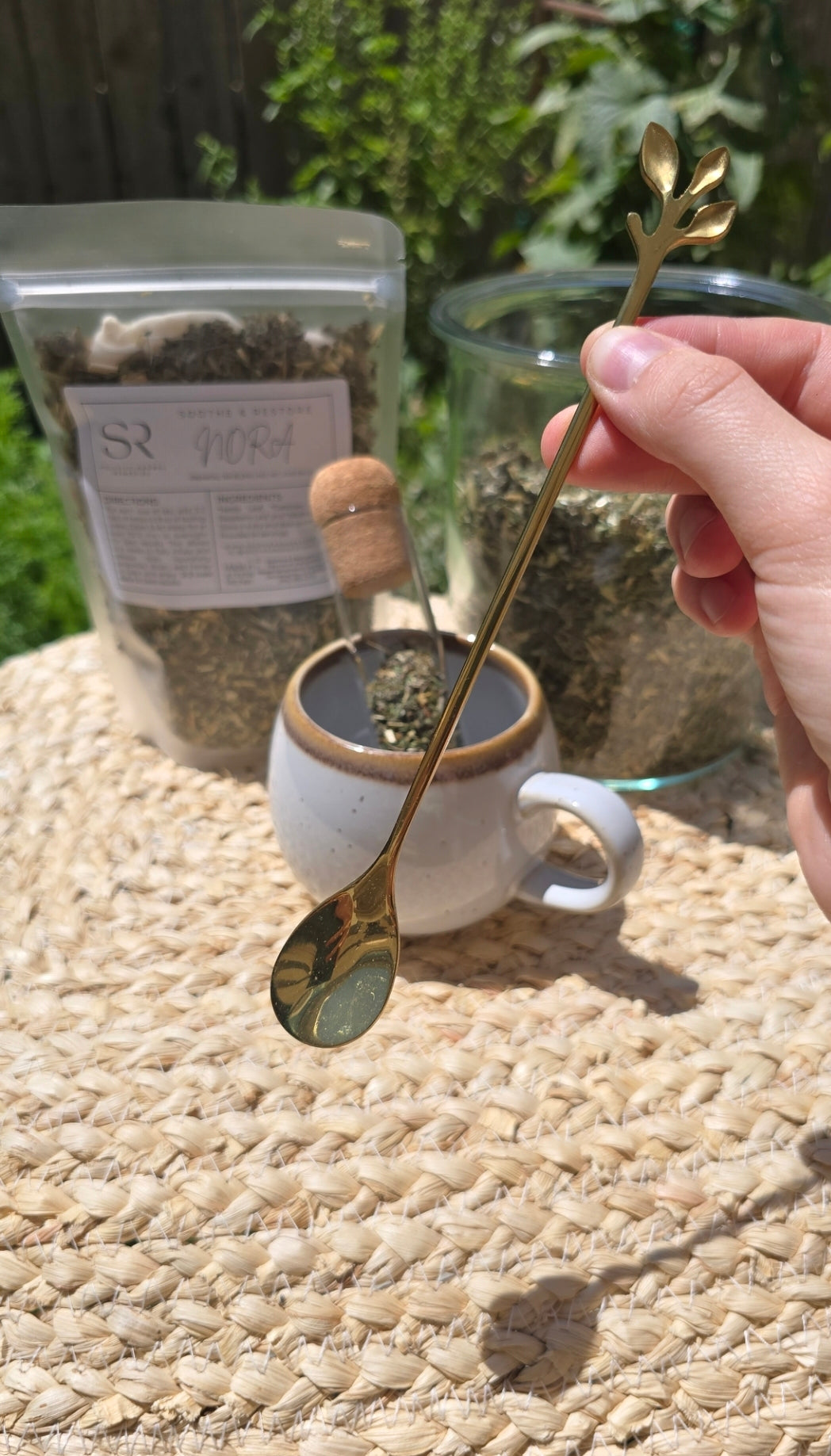 Glass Tea Infuser & Spoon Set